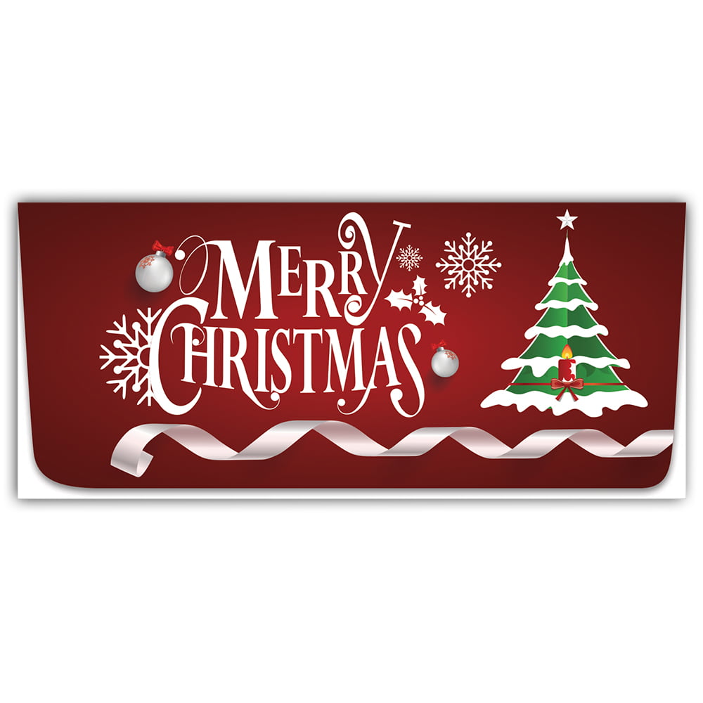 Holiday Money Envelopes Merry Christmas Tree 250pcsGift Envelopes for