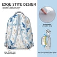 thumbnail image 5 of "Fashionable Butterfly Print School Bag - Large Capacity Backpack with Laptop Compartment, Water-Resistant", 5 of 6