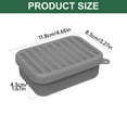 thumbnail image 5 of Geemin Silicone Soap Dish Case Hygienic Cover Nonslip Base For Bathroom Shower Travel, 5 of 8