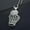 Silver, variant on Men's Hip Hop Fashion Iced Basketball Bling Necklace-Gold