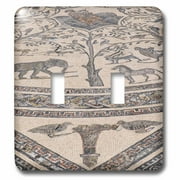 Morocco, mosaic tile floor in Volubilis Roman ruins. double toggle switch lsp-276497-2