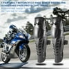 1 Pair Adult Motorcycle Knee Armor Protective Guard Knee Pads Protective Gears black~