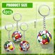 thumbnail image 2 of Yanonmyfd 4pcs 2026 World Cup Soccer Keychain,National Flag Soccer Ball Key Chain with Metal Ring,Backpack Charm & Sports Gift for Men,Durable Daily Use Football Accessories, 2 of 7