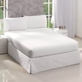 thumbnail image 2 of Rodapie Blanco Liso King Size Microfibra Decoración Concord, 2 of 3