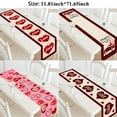 thumbnail image 3 of Valentines Day Table Runner Farmhouse Buffalo Plaid Table Runners Be Mine Heart Rectangular Table Runner for Wedding Party Valentines Day Decorations, 3 of 3