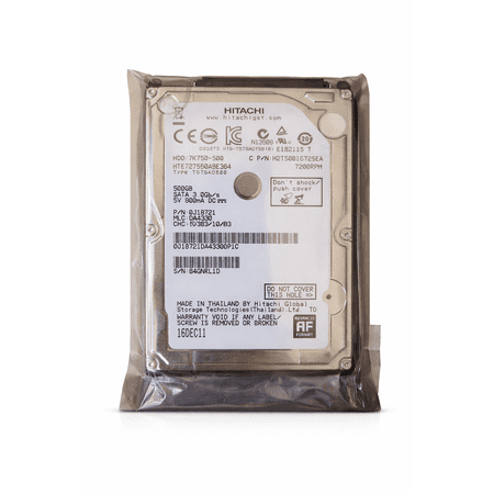 HGST Hitachi Travelstar 7K750 500GB 7200RPM 2.5" SATA Internal Laptop Hard Drive HTE727550A9E364