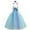 Blue, variant on Gyexs Girls Halloween Tutu Dress with Flower Headpiece Long Party Gown for Birthday Dance Fancy Outfit 2-12 Years