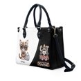 thumbnail image 4 of Mongolian Bobtail Cat Bag, Personalized Leather Handbags For Women - Personalized Bag with Name - Tote Bags for Mom Grandma - Custom Gifts Ideas for Her, Gift for Cat Lover, Cat Mom, 4 of 7