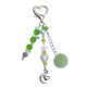 thumbnail image 1 of Fashionable Moon Sturdy Wool Bead Keychain Charm Pendant in Soft Macaron Shades for Bags Keys and Personalize Items Yellow, 1 of 4