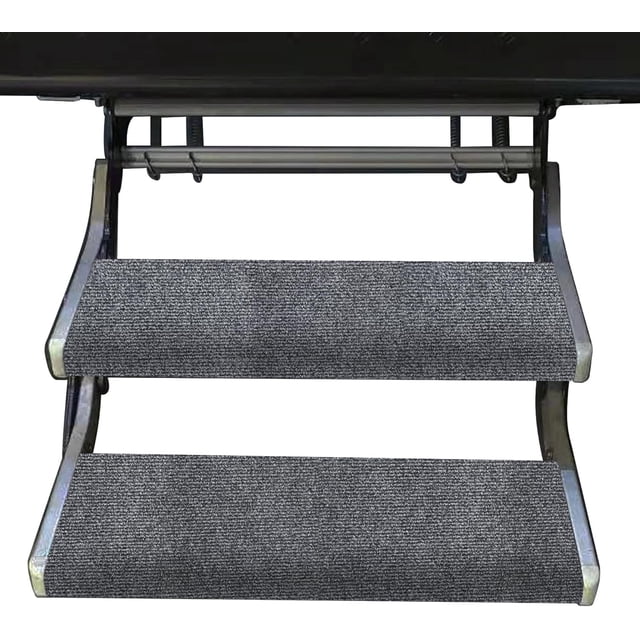 Newfom Cubiertas Para Escalones Rv, Paquete De 2, 18-23 Pulgadas De Ancho, Alfombra Para Escalones Rv, Cubierta Para Escaleras Para Escalones Manuales Y Eléctricos De Rv