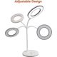 thumbnail image 4 of Miady Led Desk Lamp 6w 48 Leds Table Lighting, 3 Color Temperatures X 4 Brightness Modes, Eye-caring, Dimmable Office Gooseneck Lamp With Adapter, Sen, 4 of 5