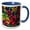 Blue/White, variant on 3drose, Alaska, Noatak National Preserve. Alpine Bearberry on Arctic Tundra., 15oz Mug