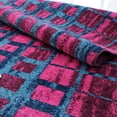 thumbnail image 3 of Ladole Rugs Stylish Contemporary Elegant Smooth Boston Collection Carpet Area Rug in Geometric Pattern in Pink, 5x8(5'3" x 7'6", 160cm x 230cm), 3 of 6