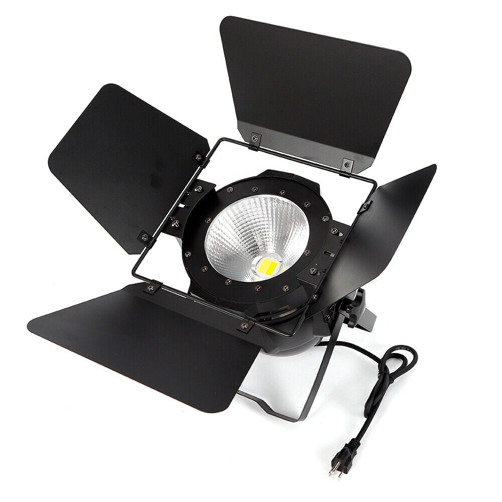 Cob 200W Stage Light,2 in1 LED Stage Par Light Four-Eye DJ Lighting for Club Stage with Panel,6 Dmx Channels,