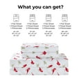 thumbnail image 2 of Videri Home Full Sheet Set - 4 Piece Bed Sheets, Wrinkle Free Fade Resistant Easy Care Printed Bedding Set, Durable Comfortable Home Use, Snow Birds, 2 of 6