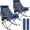 Blue, variant on Oversized Rocking Camping Chair, Fully Padded Patio Chair with Side Pocket, High Back Portable Lawn Recliner with Headrest, Outdoor Camp Rocker Chairs for Adults Heavy Duty 500 LBS Carry Bag