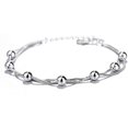 thumbnail image 1 of Pulseras de plata de ley 925 para mujeres, adolescentes y niñas, pulsera con dije de corazón, joyería de moda, regalos., 1 of 4