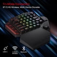 thumbnail image 2 of Teclado mecánico inalámbrico para una mano Redragon K585 PRO, 2 of 8