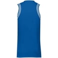 thumbnail image 4 of Holloway Sportswear M Womens RETRO BASKETBALL JERSEY Royal/White 224376, 4 of 5