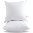 thumbnail image 1 of Insertos de almohada HITO 18 x 18 cm (juego de 2, blancos), 100% algodón, 1 of 8