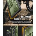 thumbnail image 4 of Funda de teléfono TONGATE para Samsung Galaxy S23 Ultra 6.8 pulgadas, color verde, 4 of 7