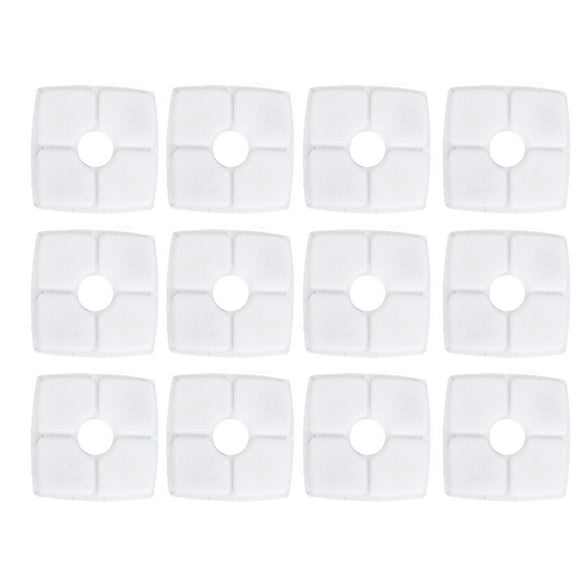 12Pcs Cat Water Fountain Filters Activated Carbon Cat Fountain Filter Replacement for Square Cat Water Fountain Inside