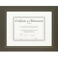 thumbnail image 2 of Craig Frames 11x14-Inch Black Document Frame, Cinder/Black Double Mat with Single 8.5x11-Inch Opening, 2 of 4