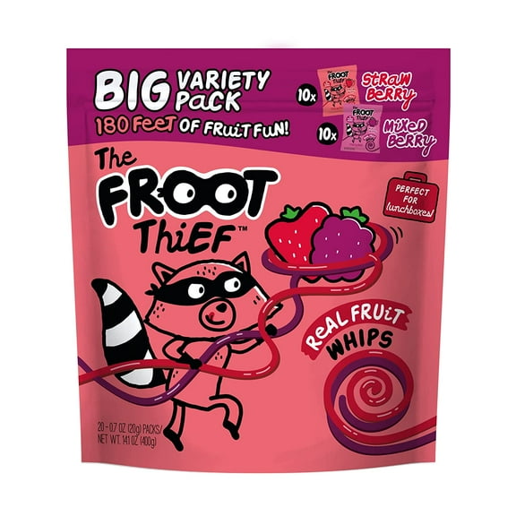 The Froot Thief Real Fruit Whips, 20 Count (14 Ounce)
