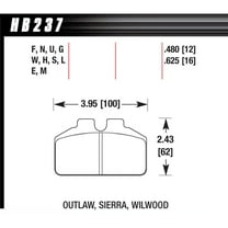 Hawk Brake DL Bridgebolt-Black