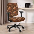 thumbnail image 6 of Chririnla Thanksgiving Office Chair Slipcover, 2 Piece Polyester Computer Chair Covers for High Back Gaming and Work Chairs, 6 of 8