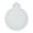 Z1-White, variant on Leojiow 1Pc Christmas Silicone Mould Silicone Mould Christmas Ornament Round Pendant Mould One Size Z1-White