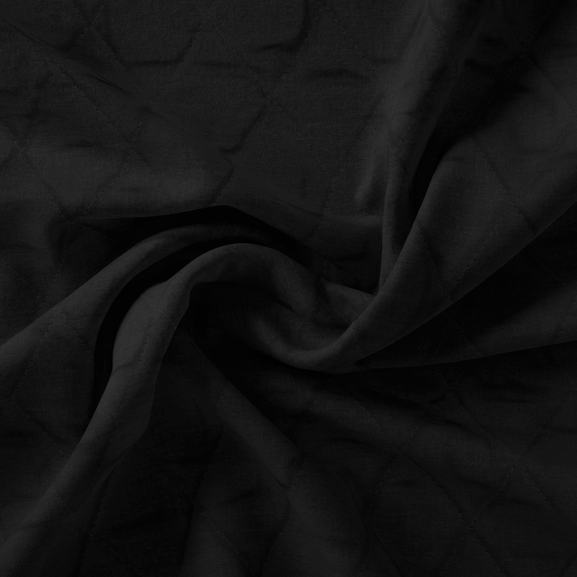David Textiles 42" Cotton Double-Faced Quilt Solid Fabric By the Yard, Black