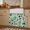 Green, variant on Summer Fruit Small Cabinet Curtains 10"W x 11"L, Spring Botanical Blueberry Raspberry Leaves Sink Skirt Dust-Proof Short Curtain for Bathroom Vanity Storage Cubby Desk, Self Adhesive Privacy Drapes