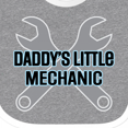 thumbnail image 3 of Inktastic Daddys Little Mechanic Baby Boy Boys Baby Bib, 3 of 3