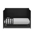 thumbnail image 5 of Graco Melrose 5-in-1 Convertible Baby Crib with Drawer, Black, 5 of 14