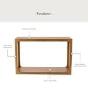 My Texas House Haven Console Table, Warm Brown