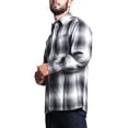 thumbnail image 4 of G-Style USA Men's Western Casual Plaid Long Sleeve Button Down Shirt Y2000 - Gray - Large, 4 of 5