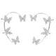 thumbnail image 1 of 1 par rhinestones mariposas marmitas oreja oreja garabato pendientes mujer joyería regalo, 1 of 6