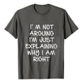 thumbnail image 1 of Camiseta divertida para hombre «I'm Not Arguing» (No voy a discutir): camiseta informal de poliéster, uso diario, varias tallas, estampado llamativo, 1 of 3