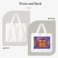 thumbnail image 2 of Yiaed Peace And Love Print Fluffy Shoulder Bag Plush Bags Women Ladies Tote Bag Fluffy White Furry Purse Handbag for Autumn and Winter, 2 of 7