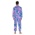 thumbnail image 7 of joogoo Tie Dye Purple-p6 Unisex Adults Onesies Pajamas Jumpsuits L, 7 of 7