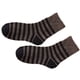 thumbnail image 1 of Calcetines de invierno para hombre Qarigey 5 pares media pantorrilla Rayas café, 1 of 1