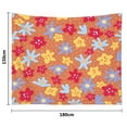 thumbnail image 5 of FHENF Floral Tapestries Colorful Art Print Tapestry Waterproof for Bedroom, 5 of 7
