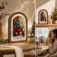 thumbnail image 7 of 2026 Christmas Indoor Decoration Vintage Christmas Wooden Framed Sign. Arched Frame Xmas Wall Art. Tabletop Hanging Purpose Decor For Holiday Indoor Home Party Ornament, 7 of 7