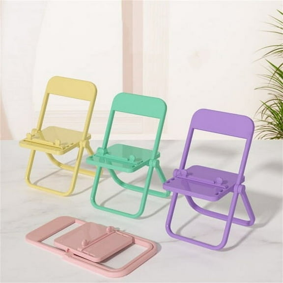Shenmeida 2 Pieces Cell Phone Stand Foldable Phone Holder Multi-Angle Universal Mobile Phone Stand Portable Smartphone Dock Compatible with Most Cell Phone