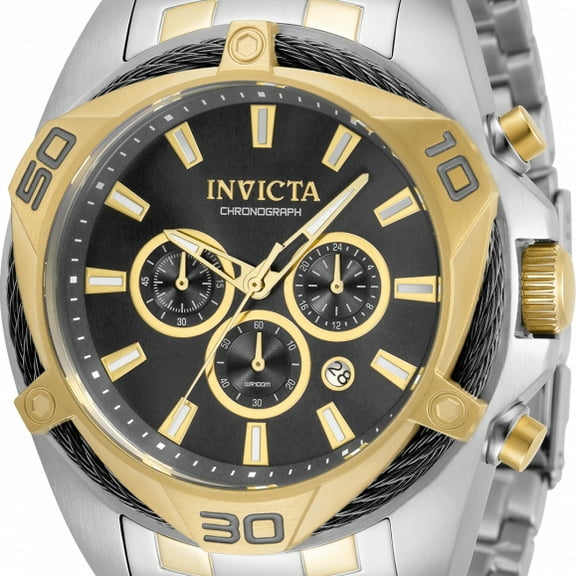 invicta Men's 34127 Bolt Quartz Chronograph Grey Dial Watch