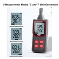 thumbnail image 4 of Temperature Humidity Detector, Threshold Alarm 0-60 degrees Celsius  0-99%RH Digital Hygrothermograph Multifunctional  for Home Room, 4 of 7