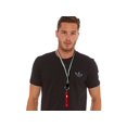 thumbnail image 1 of DontGetHit.com LW1R Reflective Lanyard with LED Safety Whistle -RED, 1 of 1