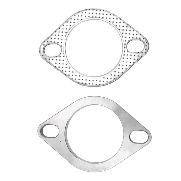 2.5 Inch Stainless Steel Exhaust Flange & Gasket Kit - 2-Bolt