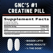 GNC AMP Creatine HCl 189 Pills, Clinically Proven Strength & Muscle Builder, Fast Absorbing Athletic Performance, Energy Production, Recovery, 60 Servings